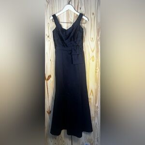 Alfred Angelo navy blue  Sleeveless Maxi Evening Gown